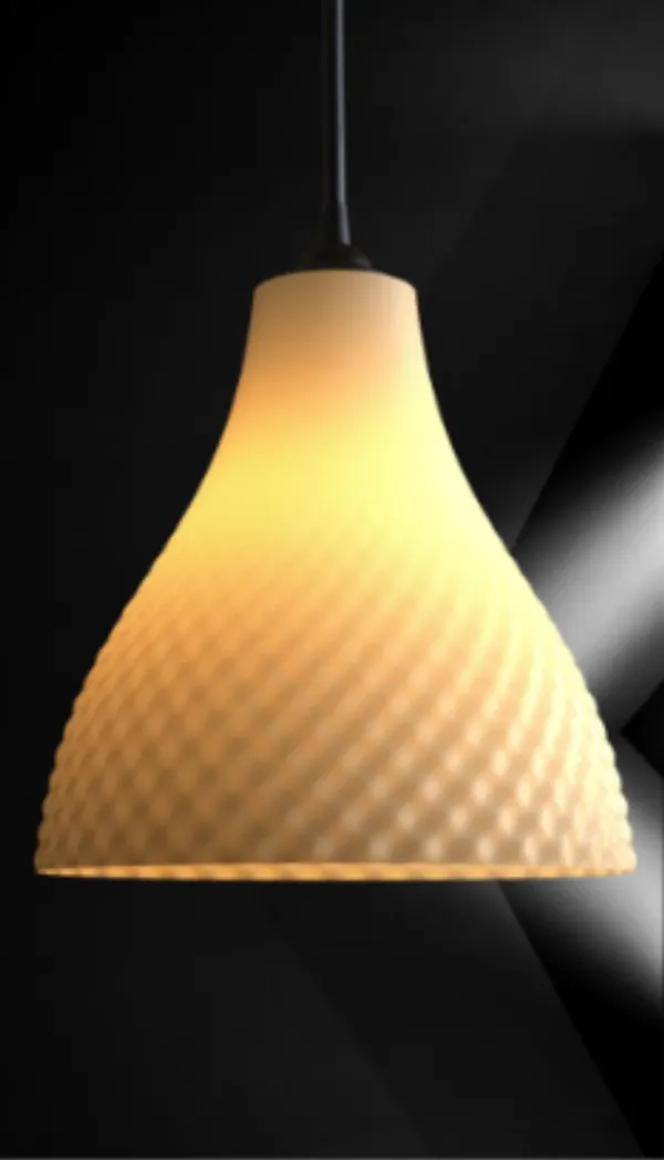 Textured_Pla_Modern_Pendant_Light