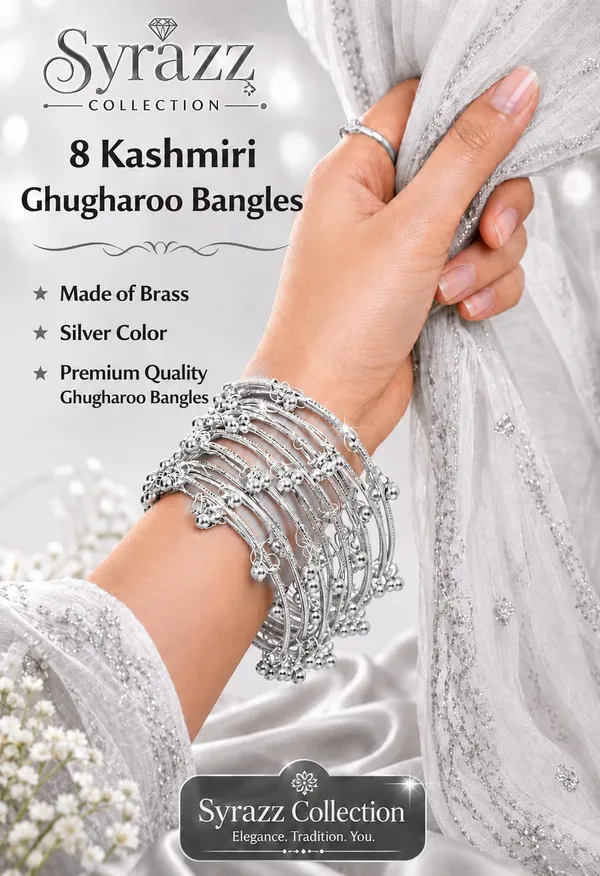Silver_Tone_Metal_Beaded_Bangles_Set_For_Women