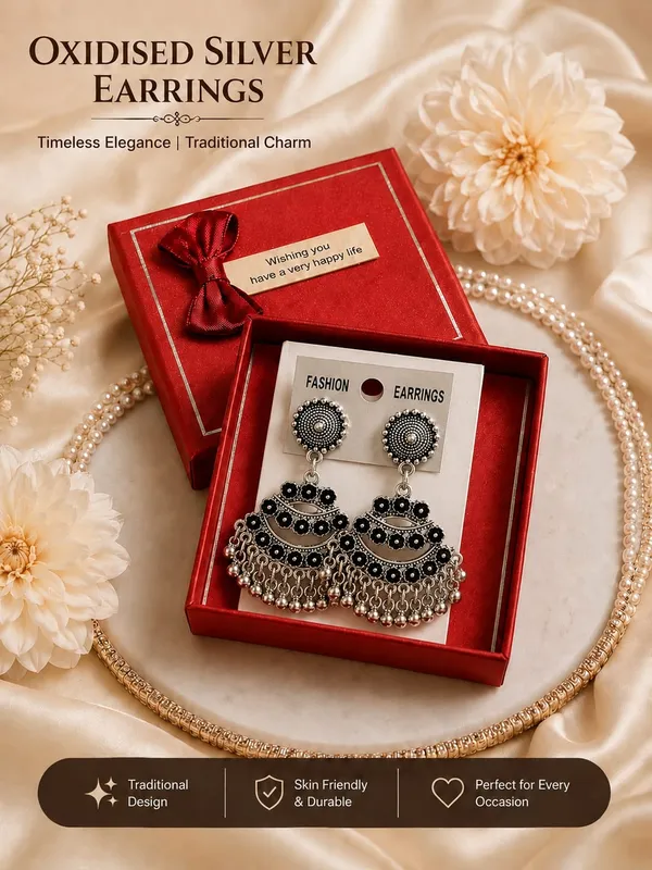 Black_Oxidized_Silver_Chandelier_Earrings_For_Women