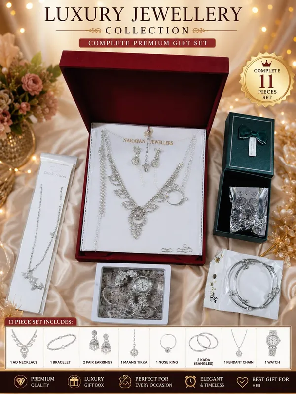 Silver_Tone_Jewellery_Gift_Set_For_Women
