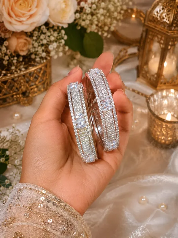 Silver_Tone_Crystal_Studded_Bangles_For_Women