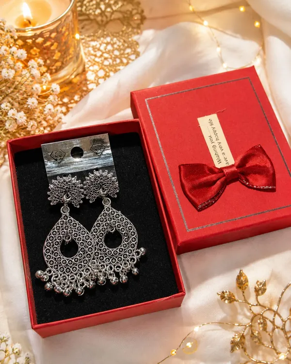Oxidised_Silver_Traditional_Drop_Earrings_For_Women