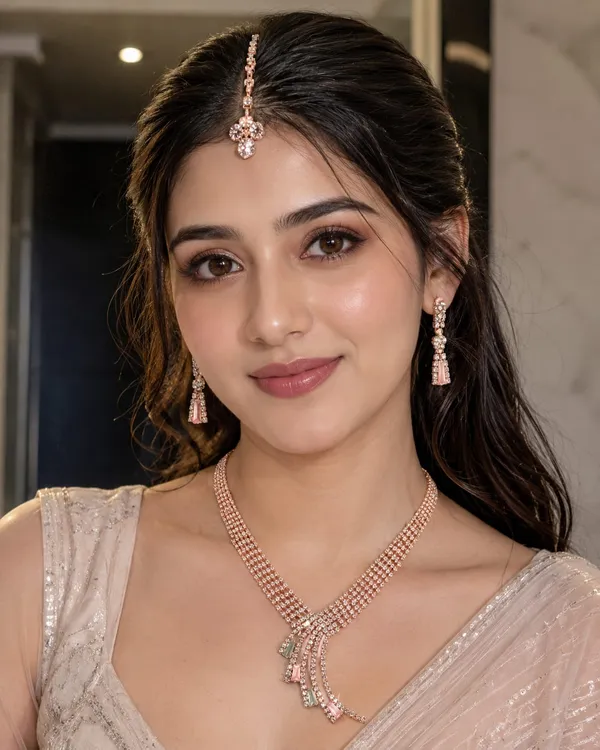 Rose_Gold_Crystal_Bridal_Jewellery_Set_For_Women