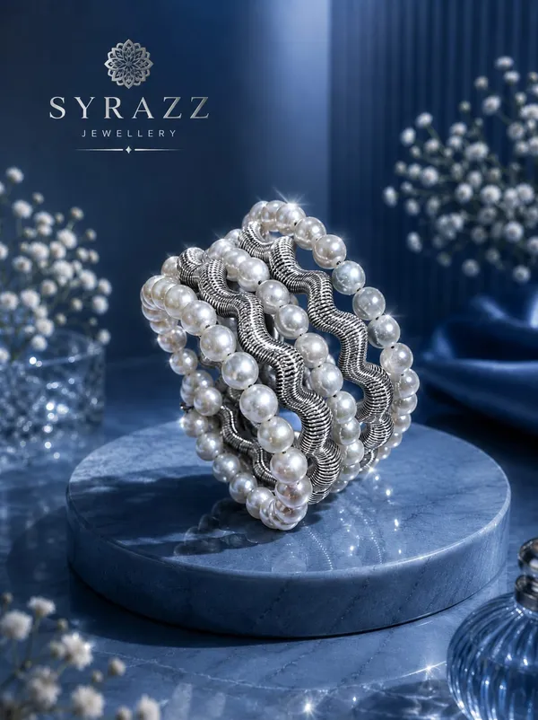 Silver_Pearl_Beaded_Stackable_Bracelet_Set_For_Women