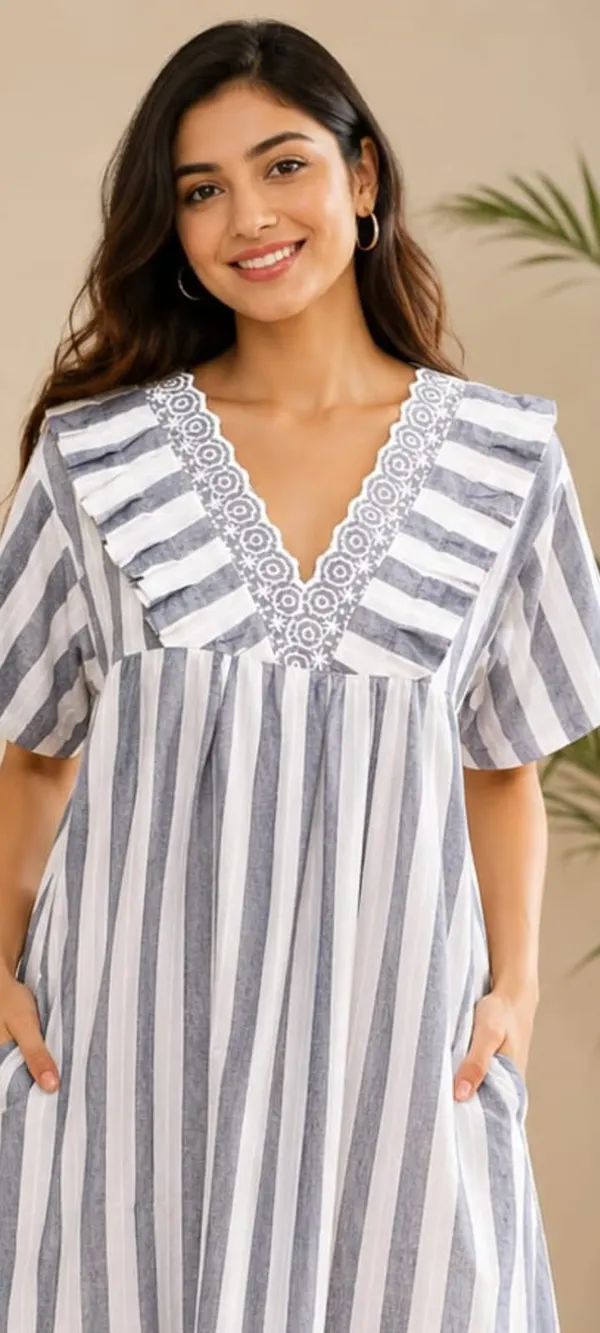 Grey_Cotton_Rayon_Striped_Relaxed_Fit_Nighty_For_Women