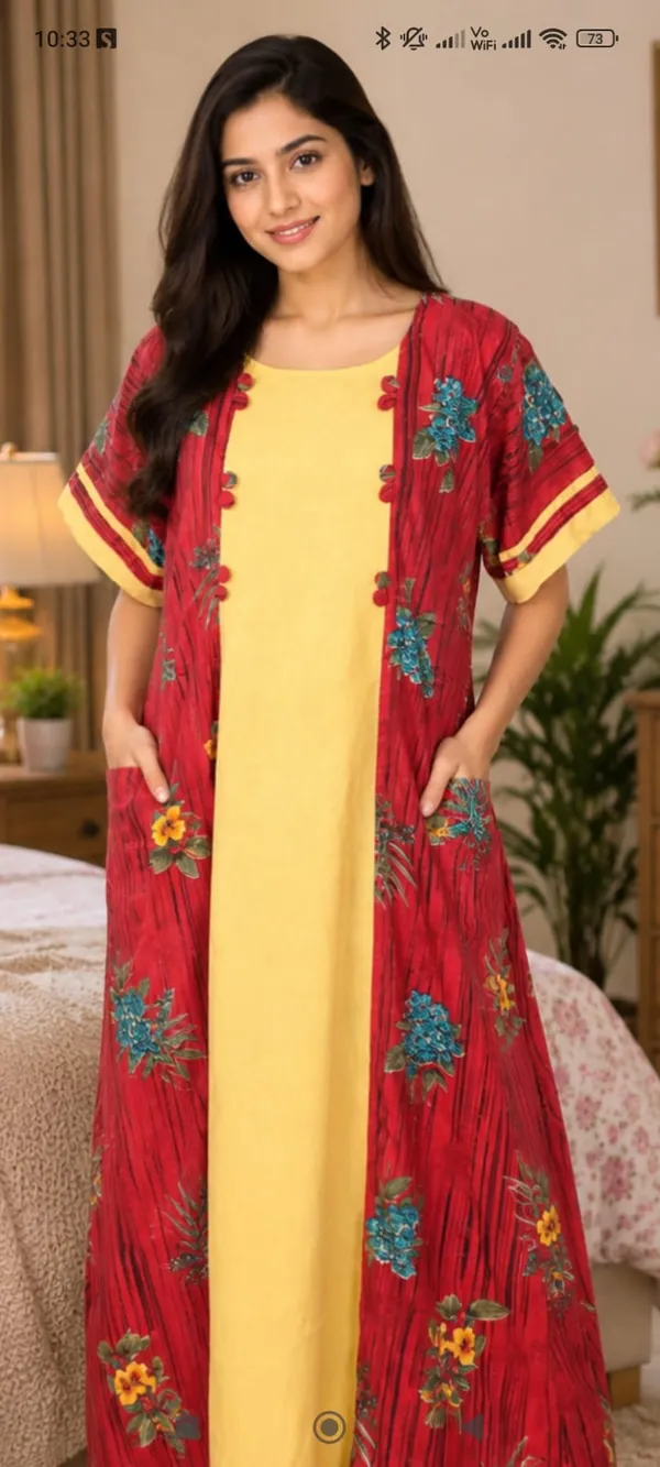 Red_Cotton_Floral_Printed_Relaxed_Fit_Nighty_For_Women