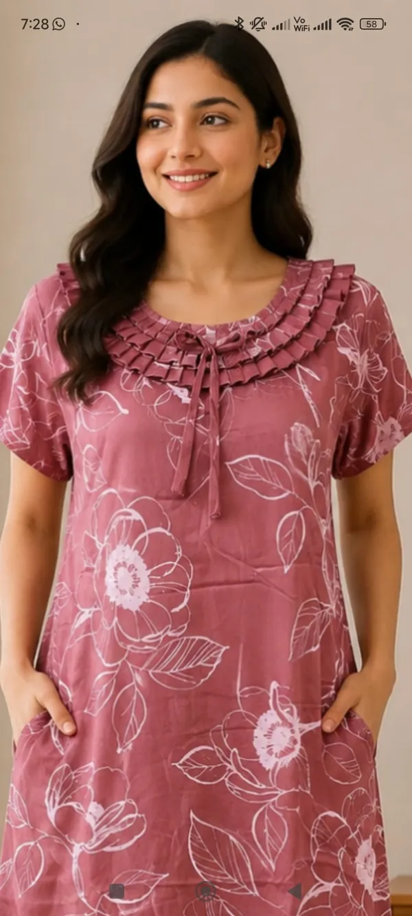 Mauve_Cotton_Satin_Floral_Print_Relaxed_Fit_Nighty_For_Women