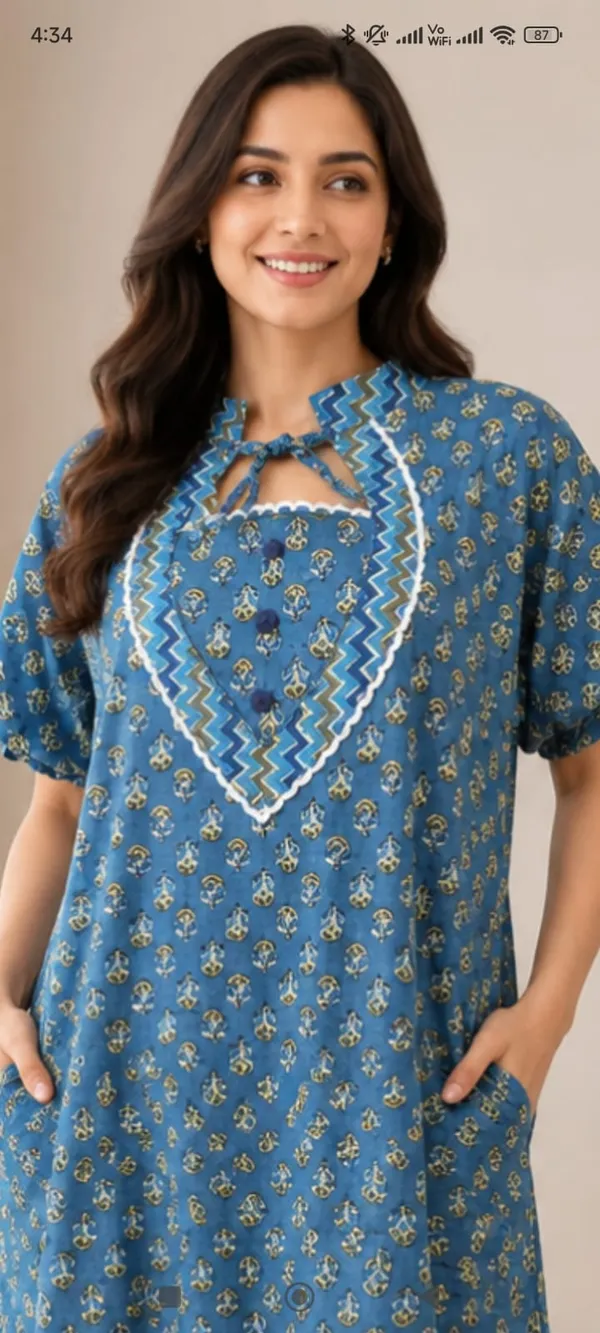Blue_Cotton_Jaipuri_Printed_Relaxed_Fit_Nighty_For_Women