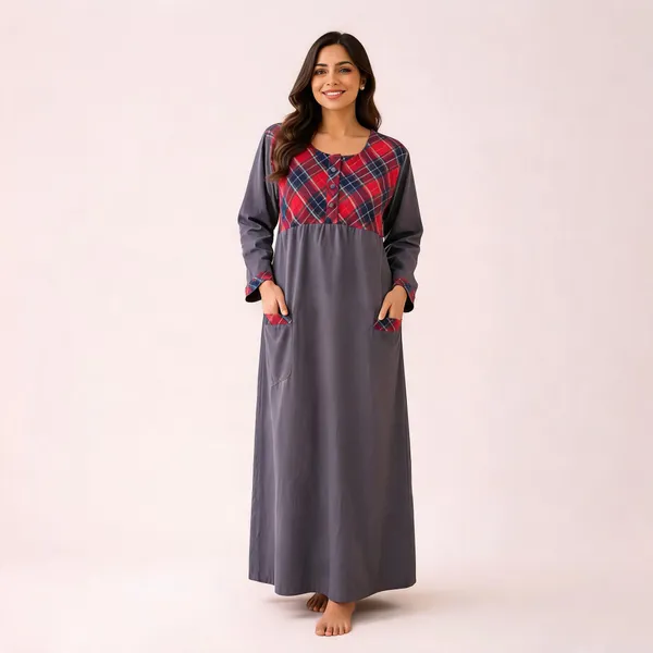 Grey_Cotton_Satin_Relaxed_Fit_Full_Length_Nighty_For_Women