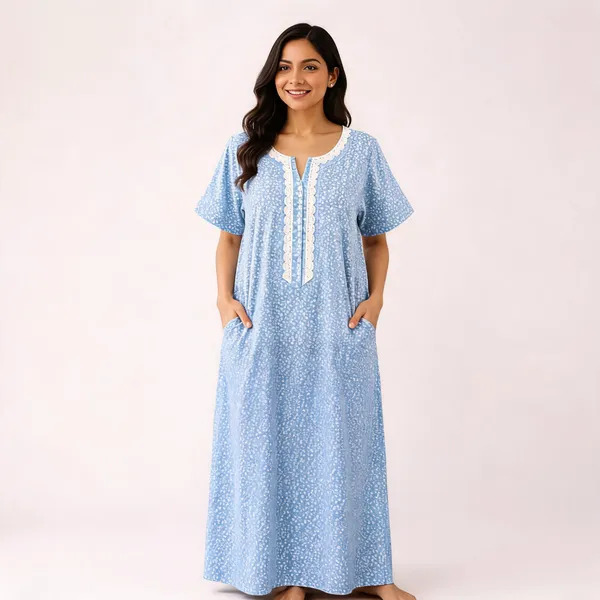 Blue_Cotton_Printed_Relaxed_Fit_Nighty_For_Women