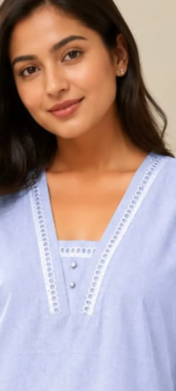Lavender_Cotton_Embroidered_Straight_Fit_Nighty_For_Women
