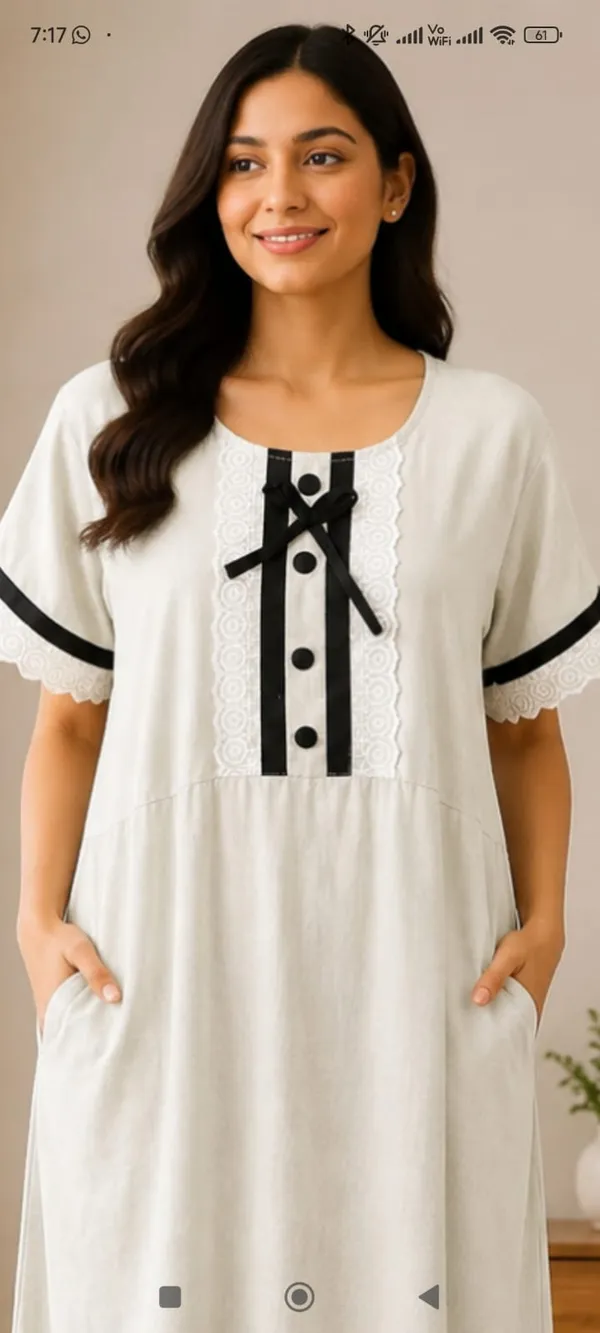 White_Cotton_Relaxed_Fit_Nighty_For_Women