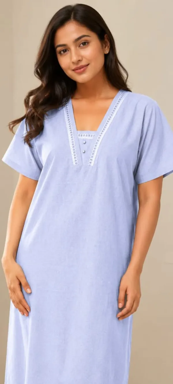 Lavender_Cotton_Embroidered_Straight_Fit_Nighty_For_Women