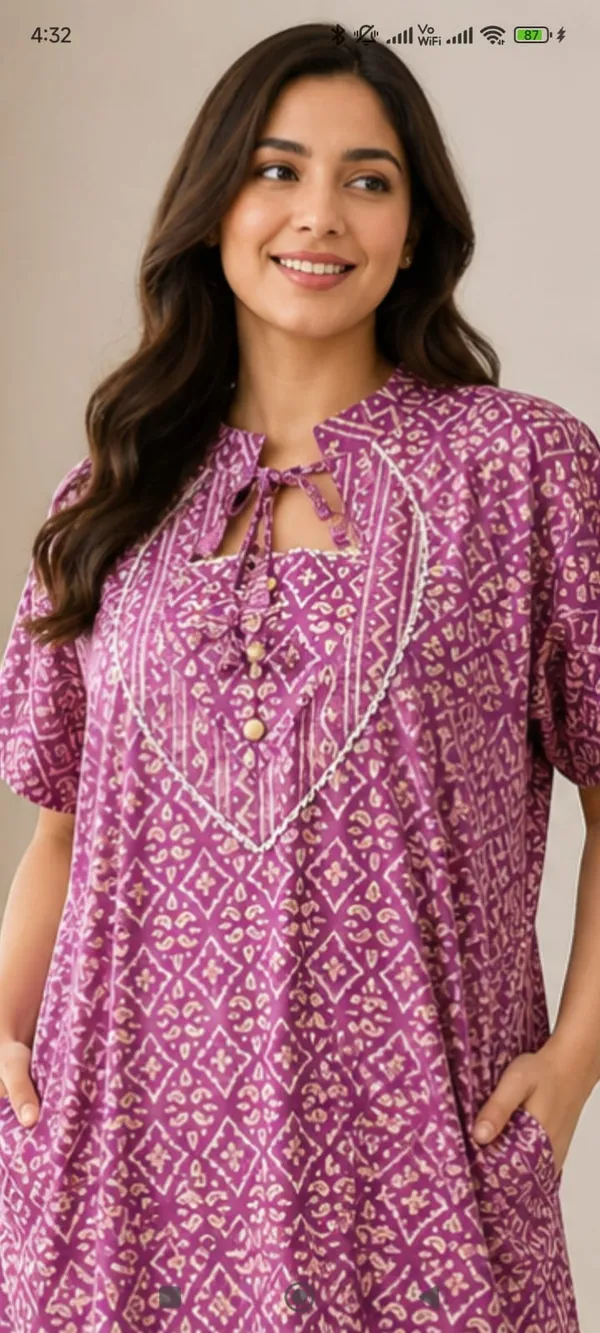 Purple_Pure_Cotton_Jaipuri_Printed_Relaxed_Fit_Nighty_For_Women
