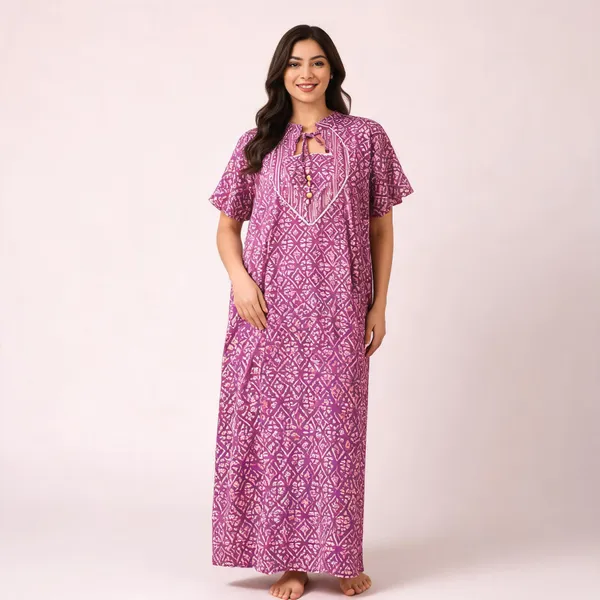 Purple_Pure_Cotton_Jaipuri_Printed_Relaxed_Fit_Nighty_For_Women