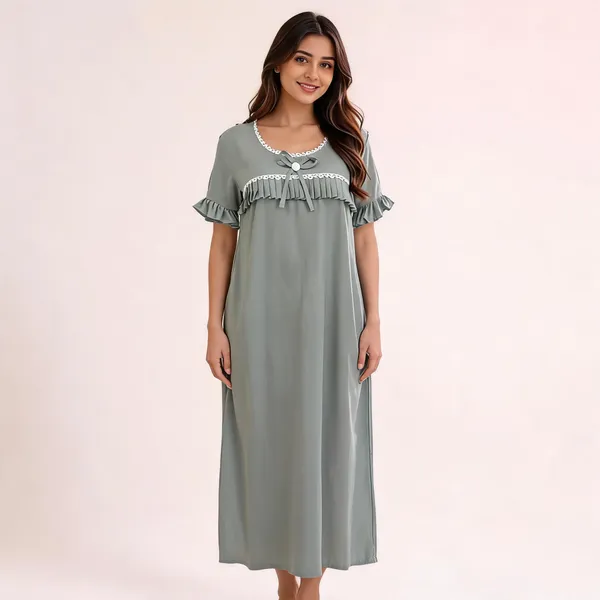 Grey_Cotton_Satin_Relaxed_Fit_Nighty_For_Women