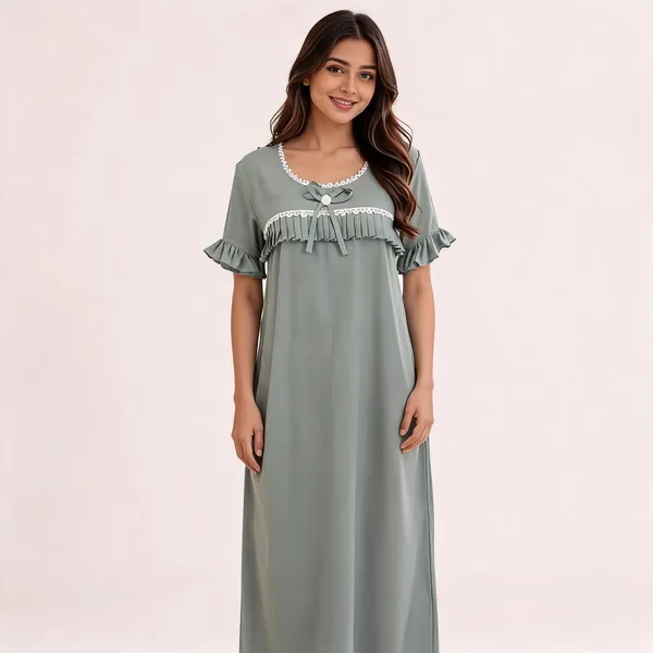 Grey_Cotton_Satin_Relaxed_Fit_Nighty_For_Women
