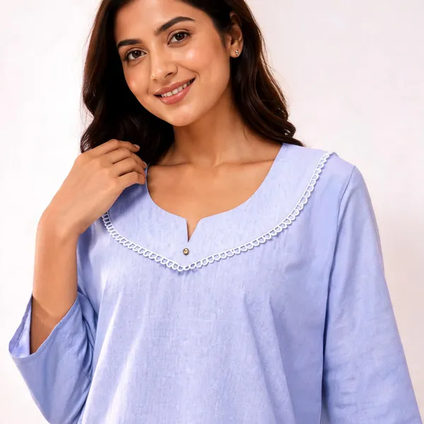 Lavender_Cotton_Relaxed_Fit_Lace_Neck_Nighty_For_Women