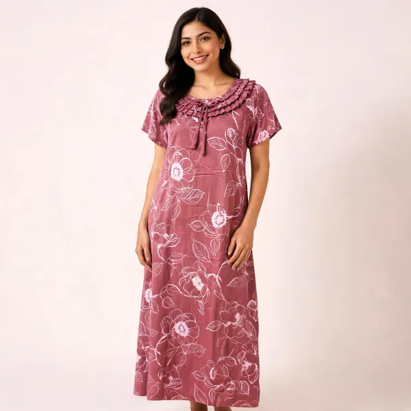 Mauve_Cotton_Satin_Floral_Print_Relaxed_Fit_Nighty_For_Women
