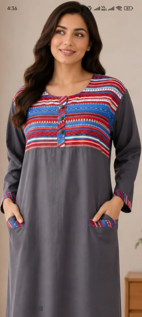 Grey_Cotton_Satin_Printed_Relaxed_Fit_Full_Length_Nighty_For_Women