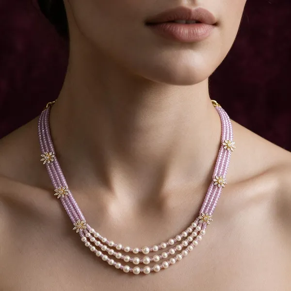 Light_Pink_Brass_Ad_Beads_3-Line_Mala_For_Women