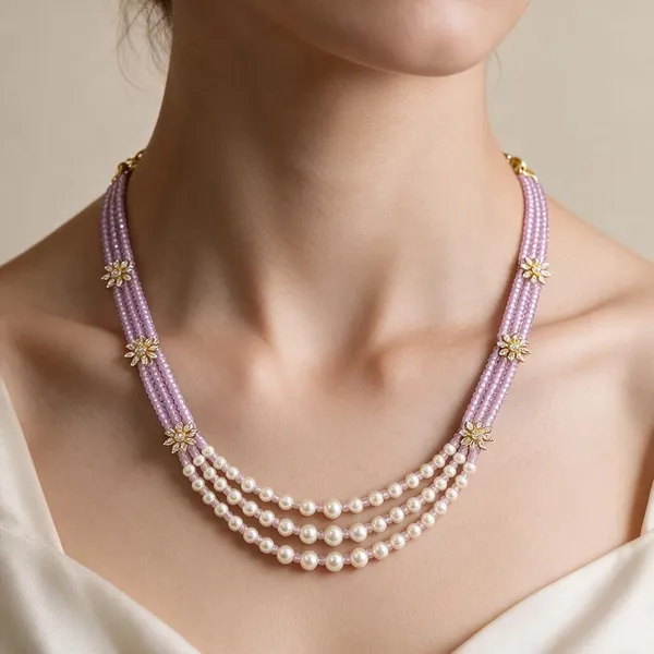 Light_Pink_Brass_Ad_Beads_3-Line_Mala_For_Women