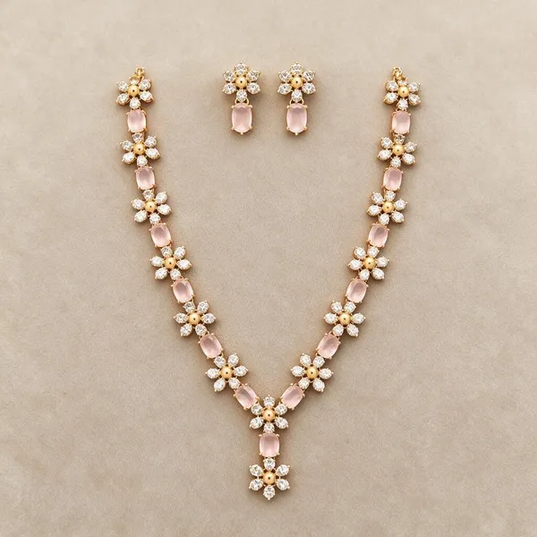 Golden_Brass_Ad_Stone_Star_Necklace_Set_For_Women