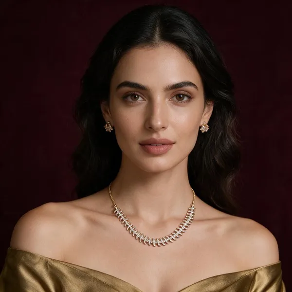 Golden_Brass_Cz_Jerry_Necklace_Set_For_Women