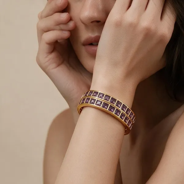 Purple_Stone_Square_Brass_Bangles_For_Women