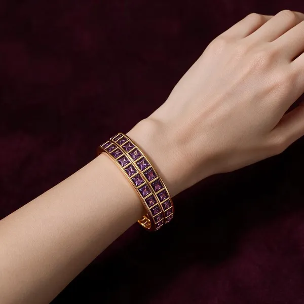 Purple_Stone_Square_Brass_Bangles_For_Women