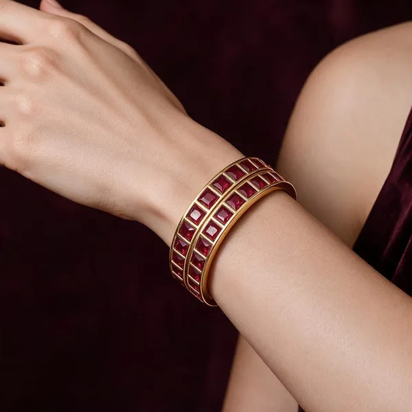 Ruby_Stone_Square_Brass_Bangles_For_Women
