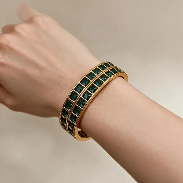 Green_Stone_Square_Brass_Bangles_For_Women