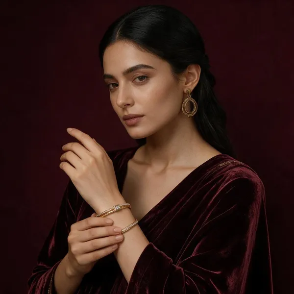 Golden_Brass_Cz_Stone_Classic_Bangles_For_Women
