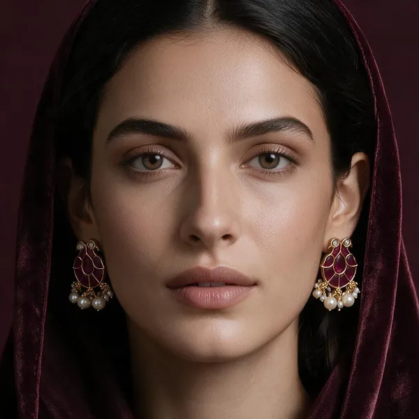 Green_Pink_Brass_Jadau_Gandaberunda_Stud_Earrings_For_Women