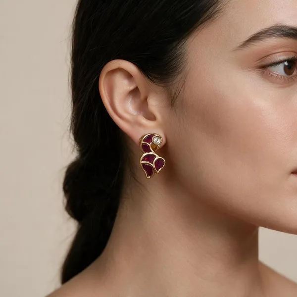 Golden_Brass_Blue_Jadau_Stone_Hanging_Earrings_For_Women