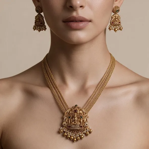 Golden_Brass_Jadau_Gandaberunda_Pendant_For_Women