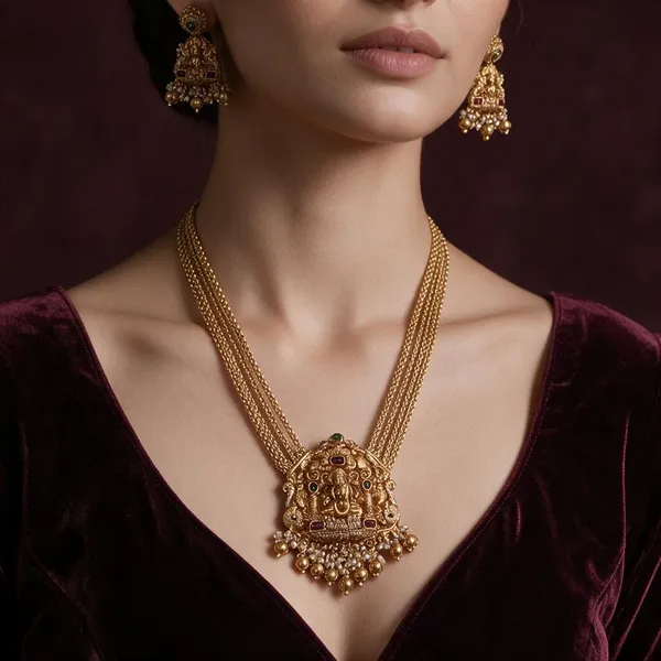 Golden_Brass_Jadau_Gandaberunda_Pendant_For_Women