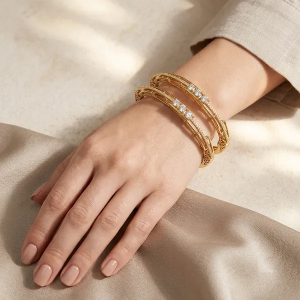 Golden_Brass_Cz_Stone_Bangles_For_Women