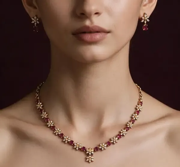 Golden_Brass_Star_Design_Ad_Ruby_Necklace_Set_For_Women