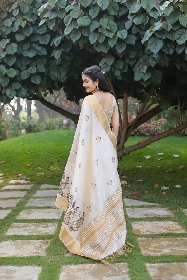 Off_White_Assam_Silk_Embroidered_Saree_For_Women