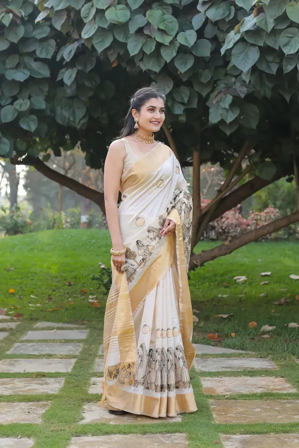 Off_White_Assam_Silk_Embroidered_Saree_For_Women