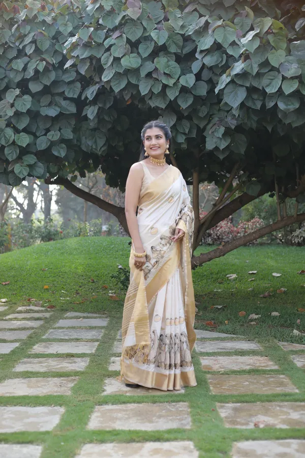 Off_White_Assam_Silk_Embroidered_Saree_For_Women