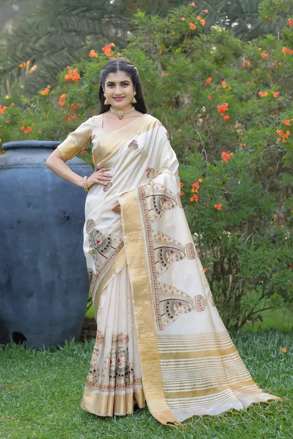 Off_White_Assam_Silk_Traditional_Woven_Motif_Saree_For_Women