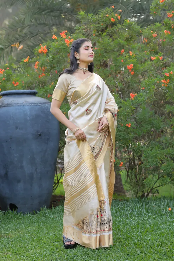 Off_White_Assam_Silk_Traditional_Woven_Motif_Saree_For_Women