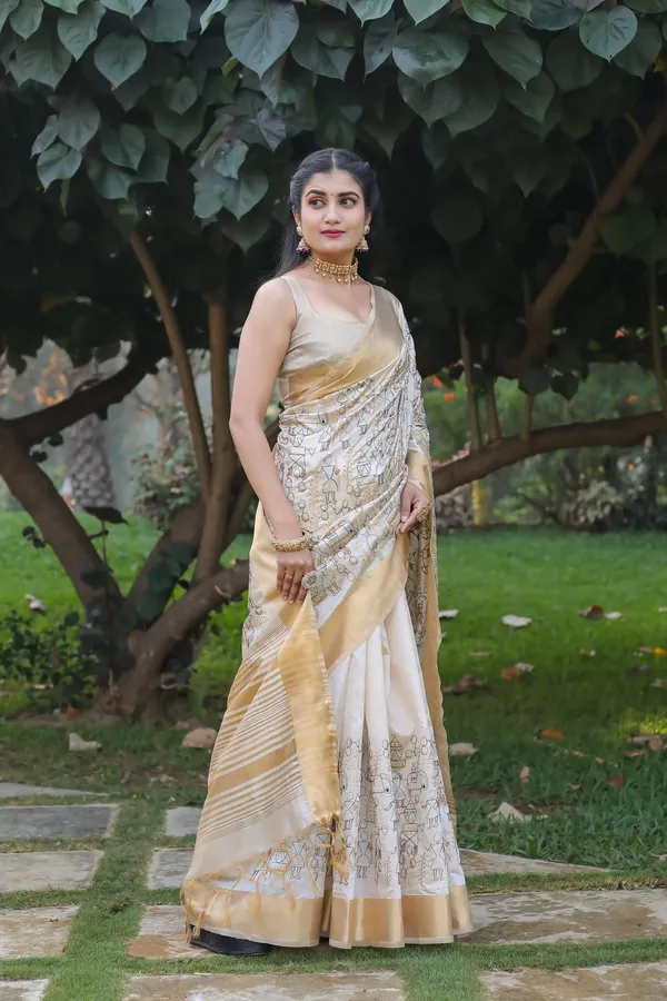 Off_White_Assam_Silk_Tribal_Woven_Design_Saree_For_Women