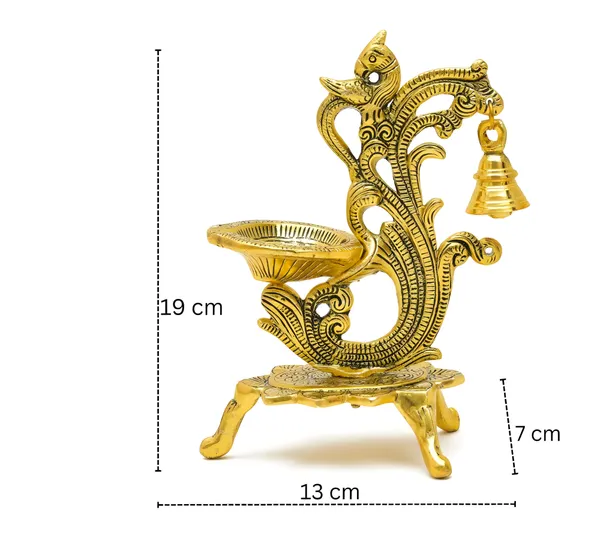 Aluminium_Traditional_Peacock_Design_Diya_Oil_Lamp