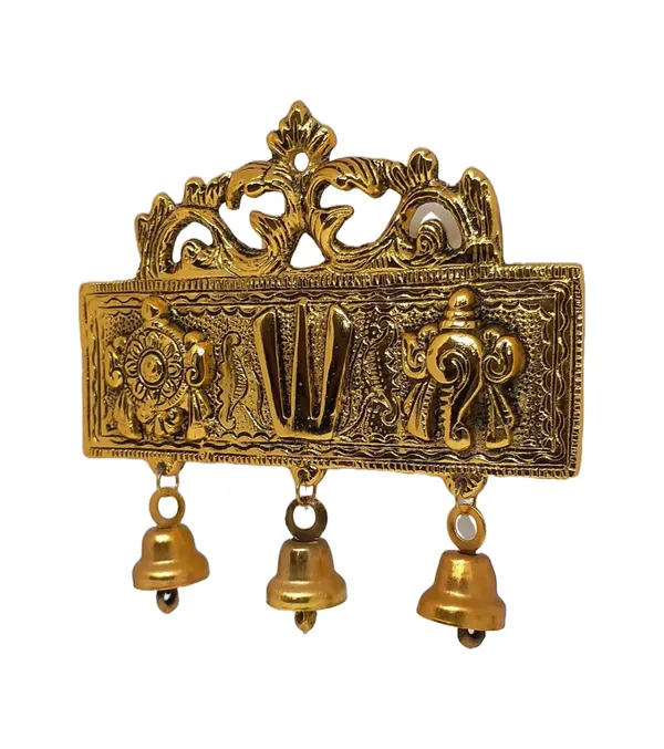 Aluminium_Traditional_Vishnu_Chakra_Wall_Hanging_Bells