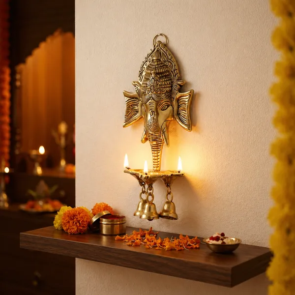 Metal_Traditional_Ganesha_Three_Diya_Wall_Hanging_Lamp