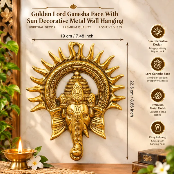 Kiran_Ganesh_Wall_Hanging_Showpiece_|_Decorative_Ganesh_Idol_for_Home,_Temple_&_Office_|_Wall_Decor_for_Living_Room_&_Entrance_|_Spiritual_Home_Decoration_Gift