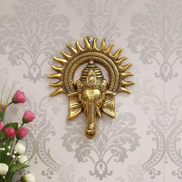 Kiran_Ganesh_Wall_Hanging_Showpiece_|_Decorative_Ganesh_Idol_for_Home,_Temple_&_Office_|_Wall_Decor_for_Living_Room_&_Entrance_|_Spiritual_Home_Decoration_Gift
